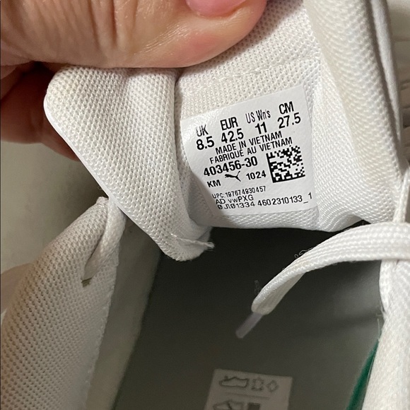 PUMA Women's Classic White Sneakers - Picture 7 of 8